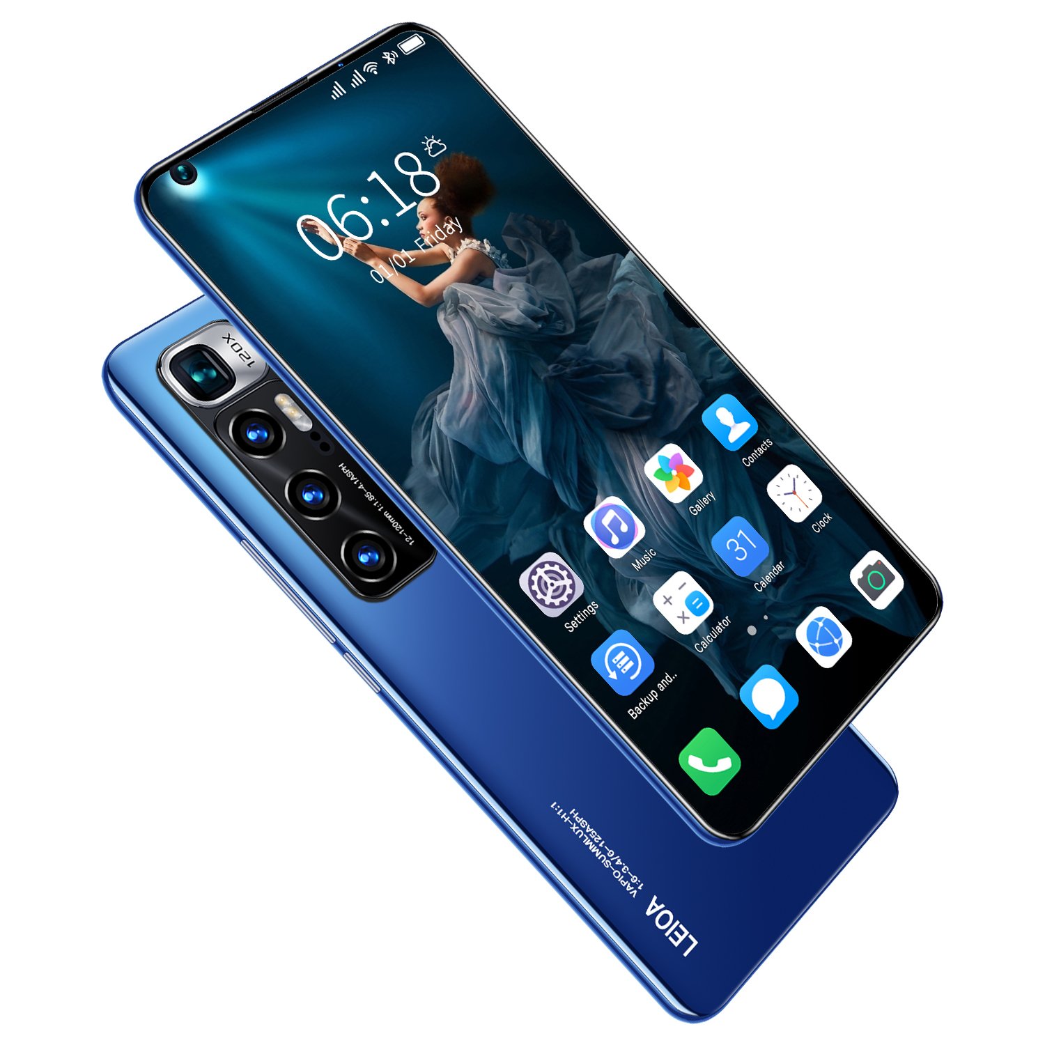 M11 Pro 6.82 Inch Unlocked Smartphone Android 3G 6.82" Cellphone With Real 1G RAM + 8GB ROM All Languages in Retail Boxes